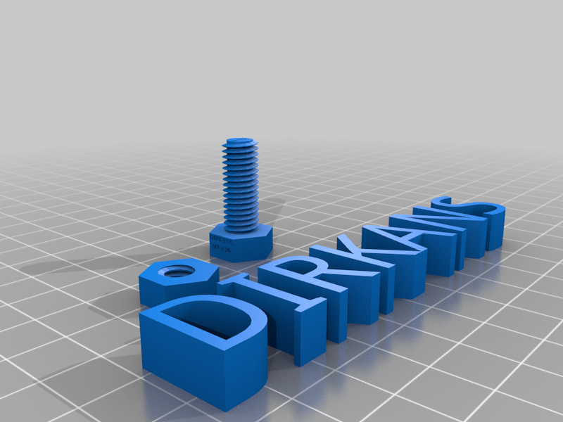 Free 3D file Bolt and nut m8 🔩 ・Object to download and to 3D print・Cults