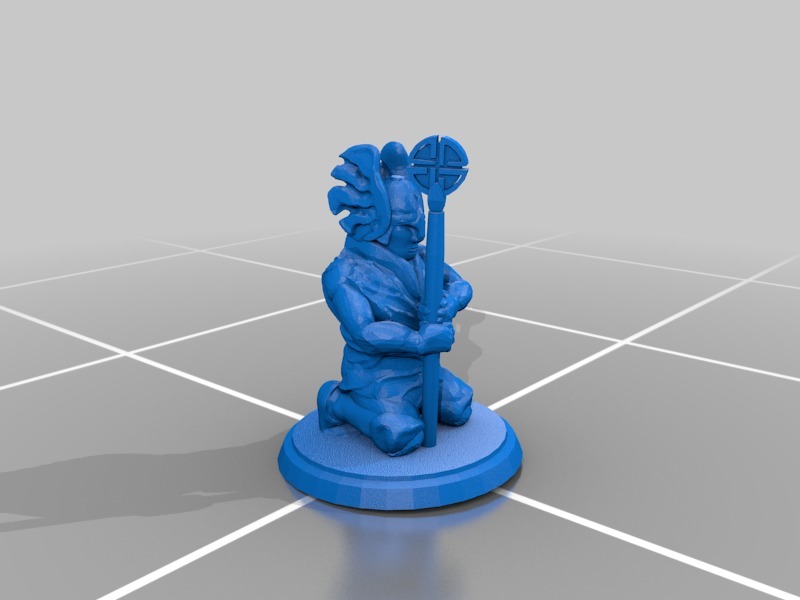 Free 3D file Cleric Miniature 🎲 ・3D printer design to download・Cults
