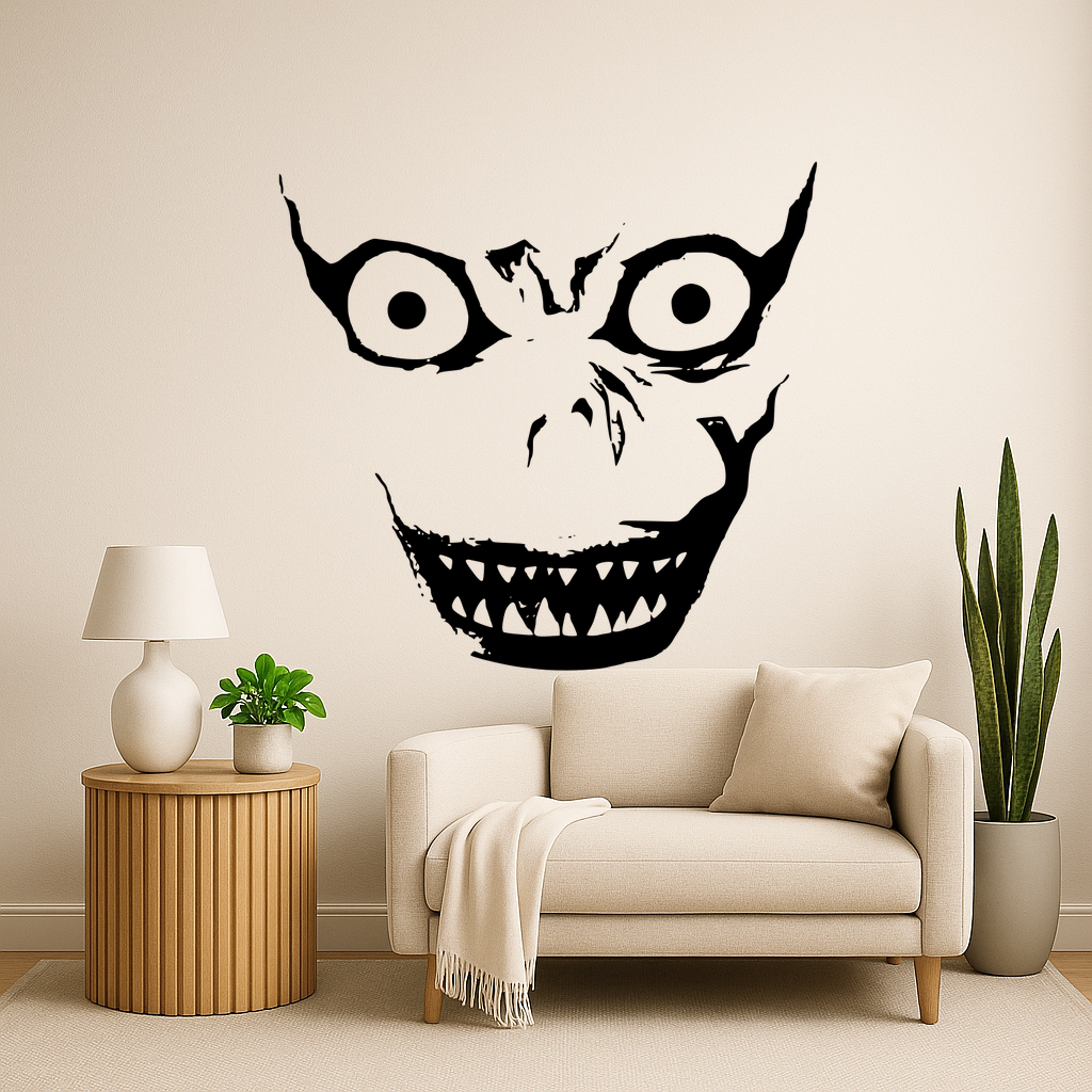 Death Note Smiley Face 🌇 Death Note Ryuks Face At Sunset・ 3D File for 3D printing・Cults