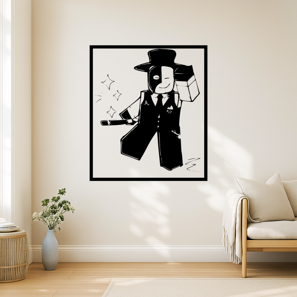 🔝 Roblox Top Hat・ 3D File for 3D printing・Cults