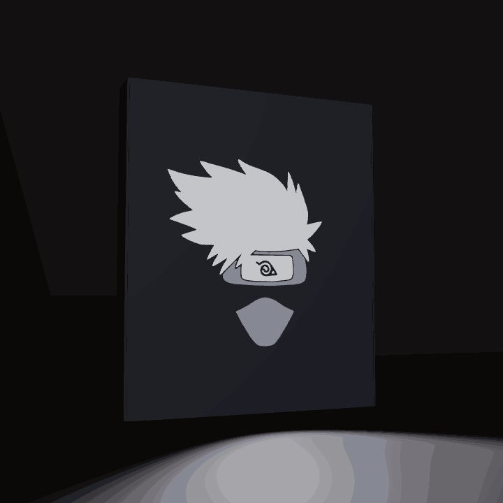 💡 Kakashi Minimal LED Lightbox / Night Light・ 3D File for 3D printing・Cults