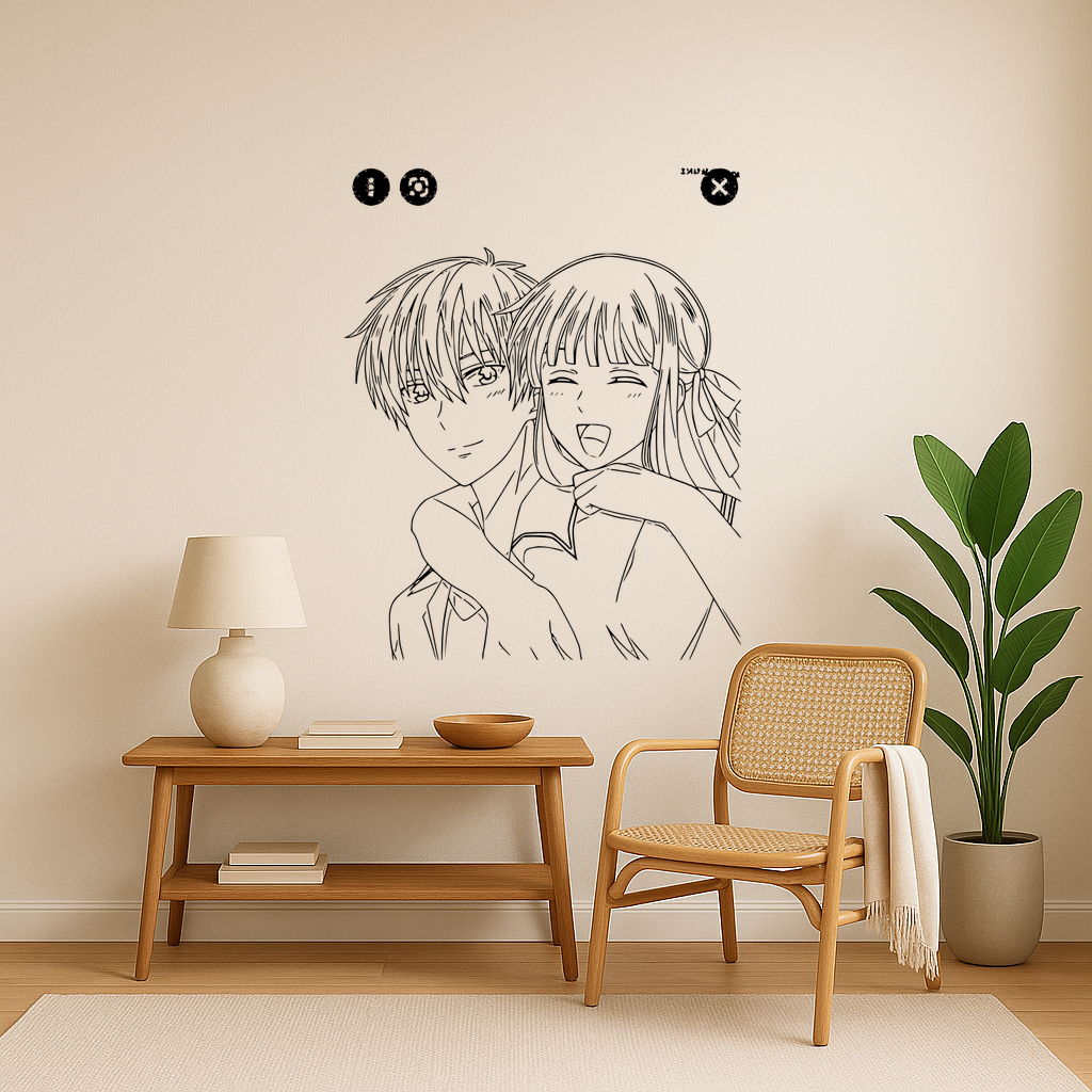 🧺 Fruits Basket Fruits Basket Yuki And Kyo Wall Art Framed・ 3D File for ...