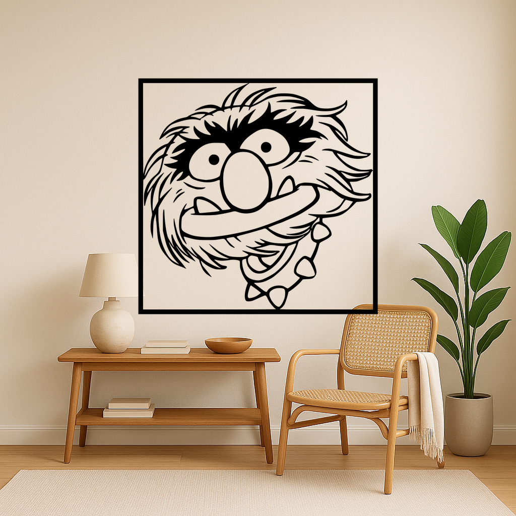 Muppet Graphics 🎨 The Muppet Show The Muppet Show Animal Wall Art Framed・Fichier 3D ...