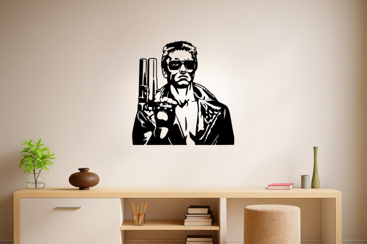 🚚 The Terminator The Terminator The Terminator Truck Wall Art Framed ...