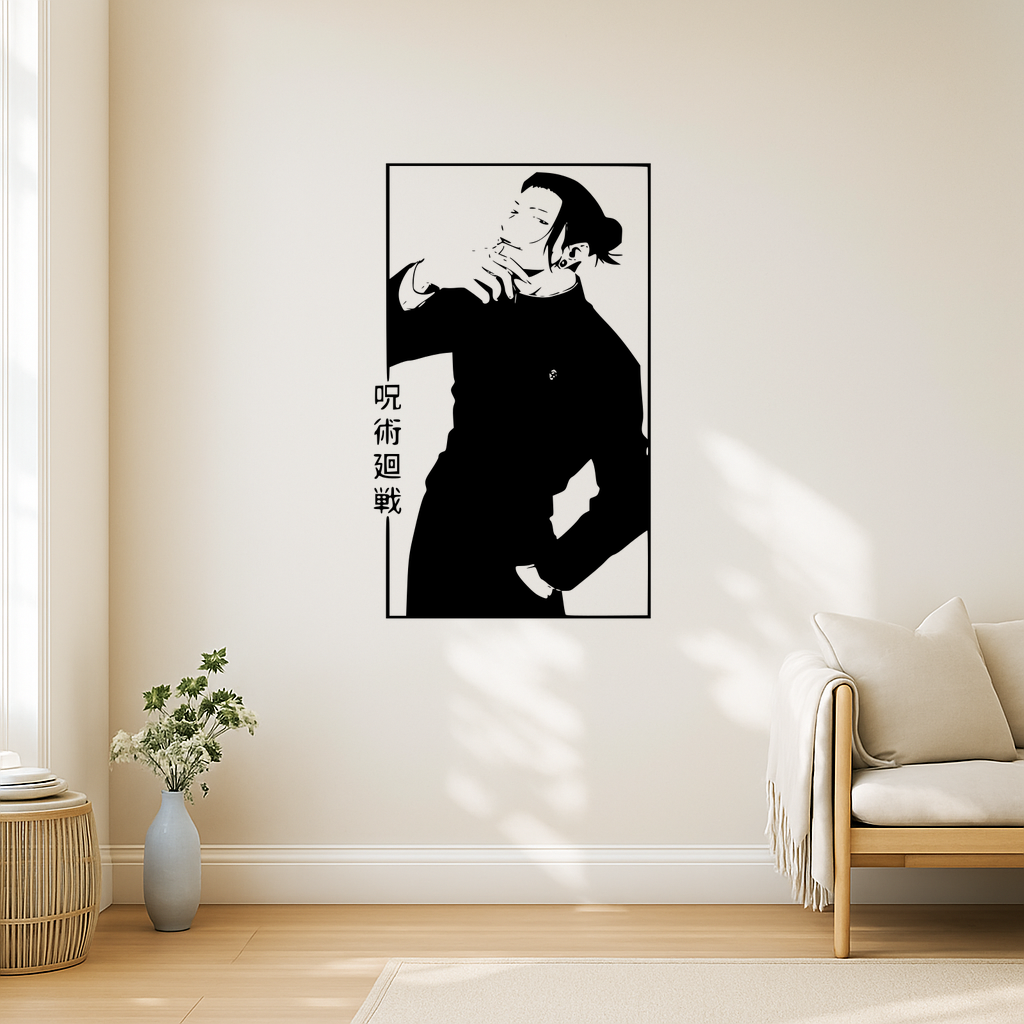 🎨 Jujutsu Kaizen Jujutsu Kaizen Geto Suguru Wall Art Framed・ 3D File ...
