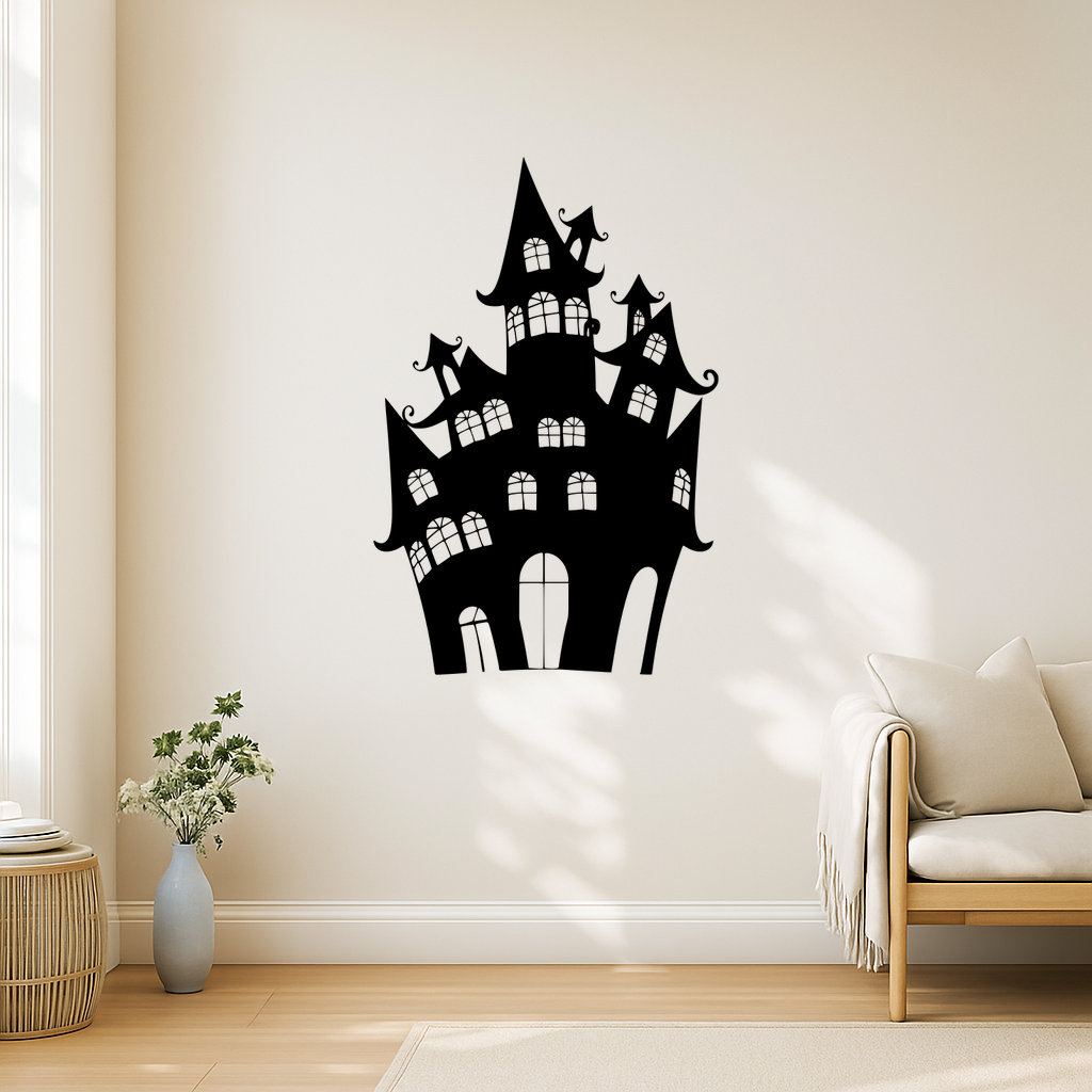 Vampire Window Design 👻 Dracula The Haunted Window Wall Art Framed・ 3D File for 3D printing・Cults