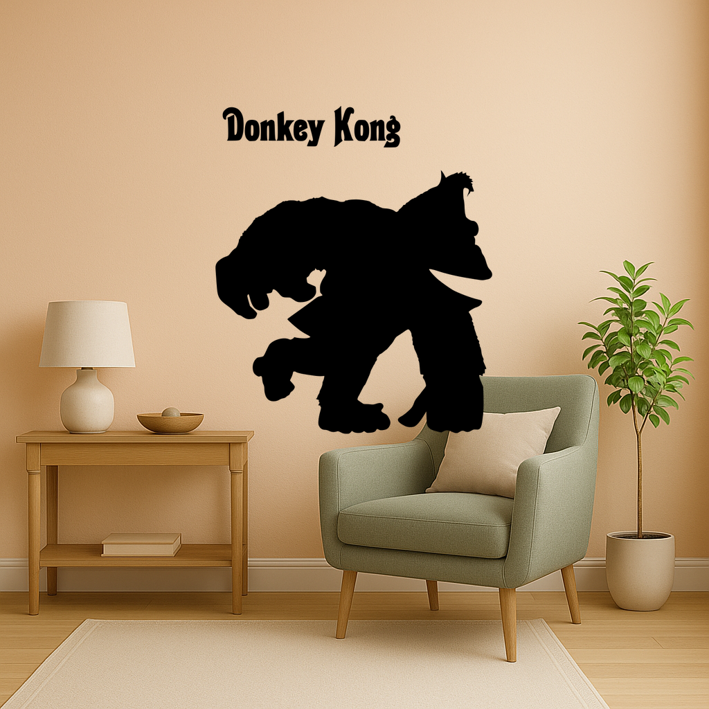 🎨 Donkey Kong Donkey Kong Donkey Kong Wall Art Framed・ 3D File for 3D ...