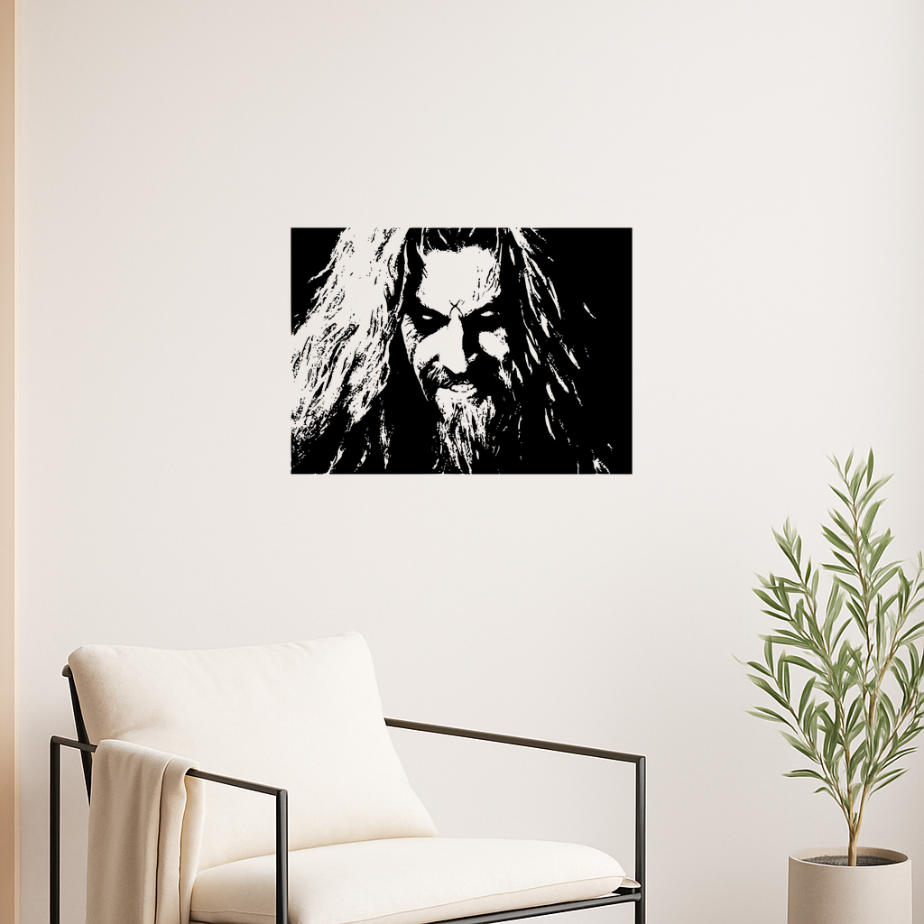 Rob Picture Frame 🧟 Rob Zombie Rob Zombie Wall Art Framed・ 3D File for 3D printing・Cults