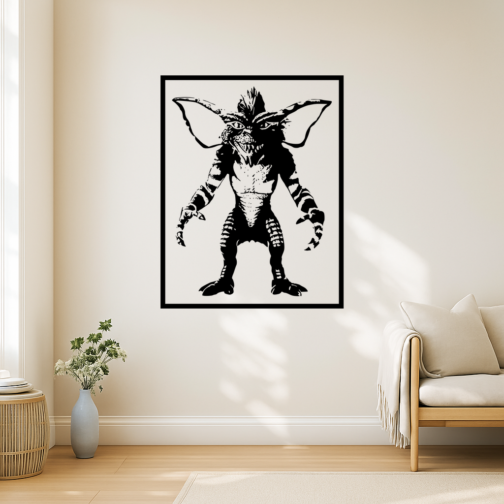🎨 Gremlins Stripe Wall Art Framed・ 3D File for 3D printing・Cults