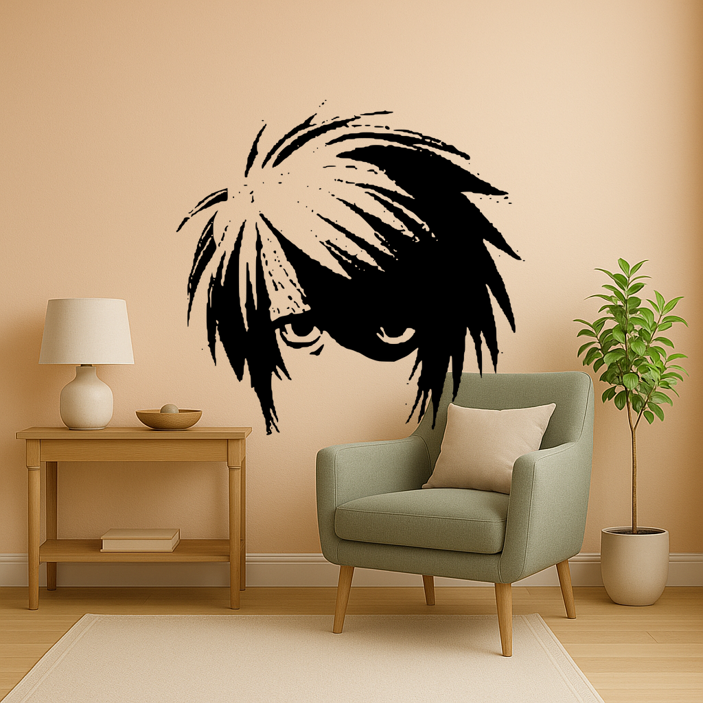 👤 Death Note Ls Face・Бесплатный 3D для 3D-печать・Cults