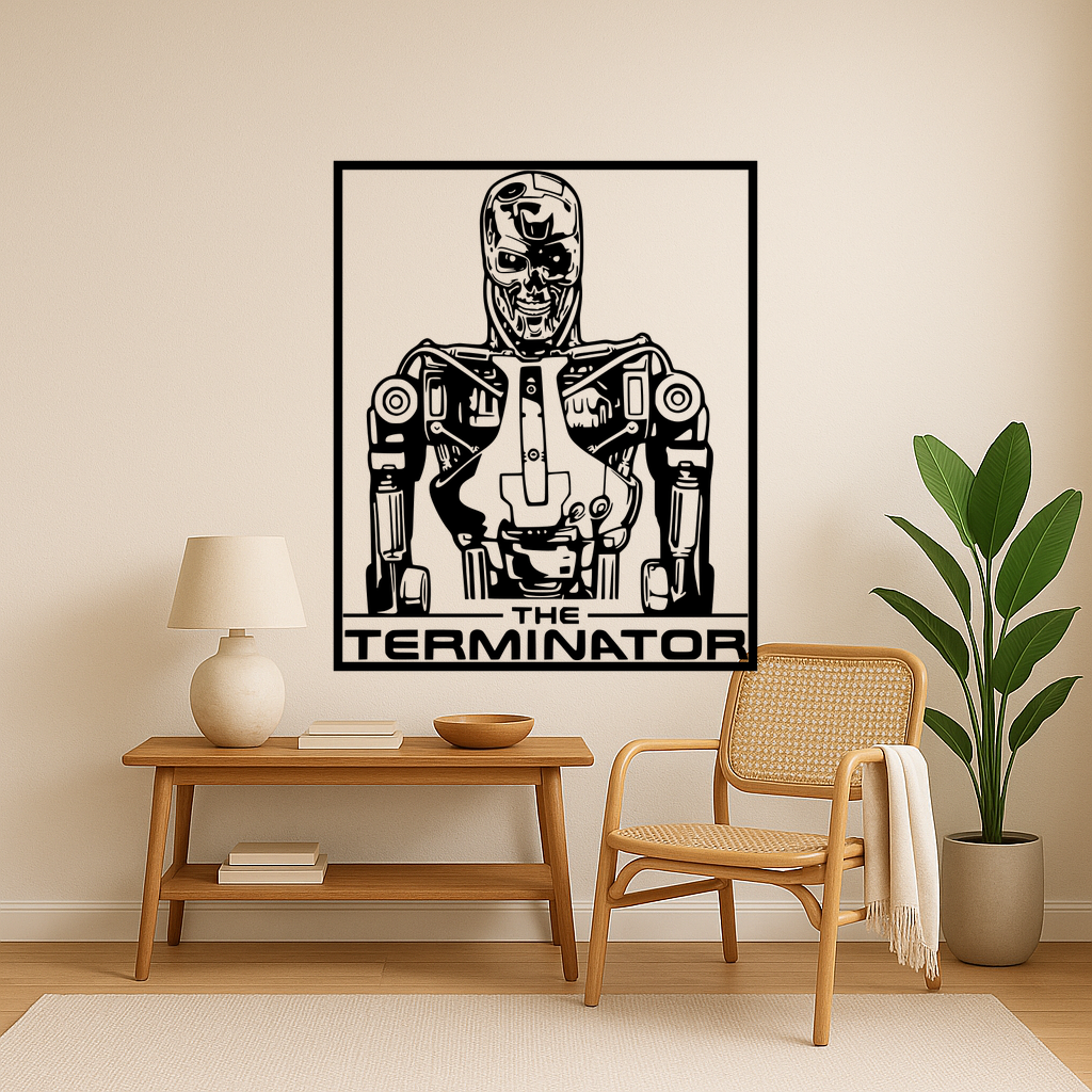 🎨 The Terminator The Terminator Cyberdyne Systems Wall Art Framed・ 3D ...