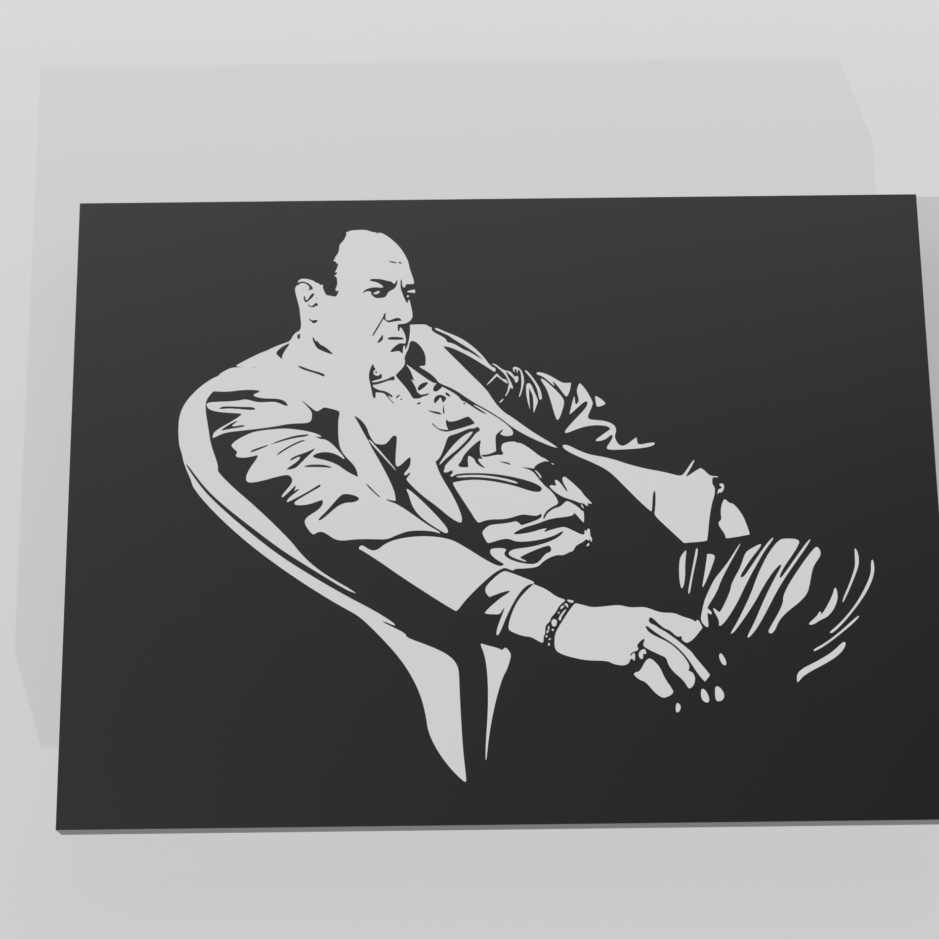 🎨 Tony Soprano Decorative - Decor Wall Art Multicolor・ 3D File for 3D  printing・Cults, image size:1900x1900