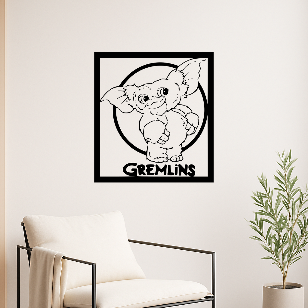 🎨 Gremlins Stripe Wall Art Framed・ 3D File for 3D printing・Cults