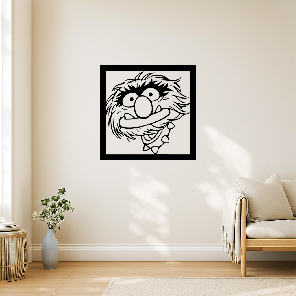 🥁 The Muppets The Muppets Animals Drum Set Wall Art Framed・ 3D File for ...