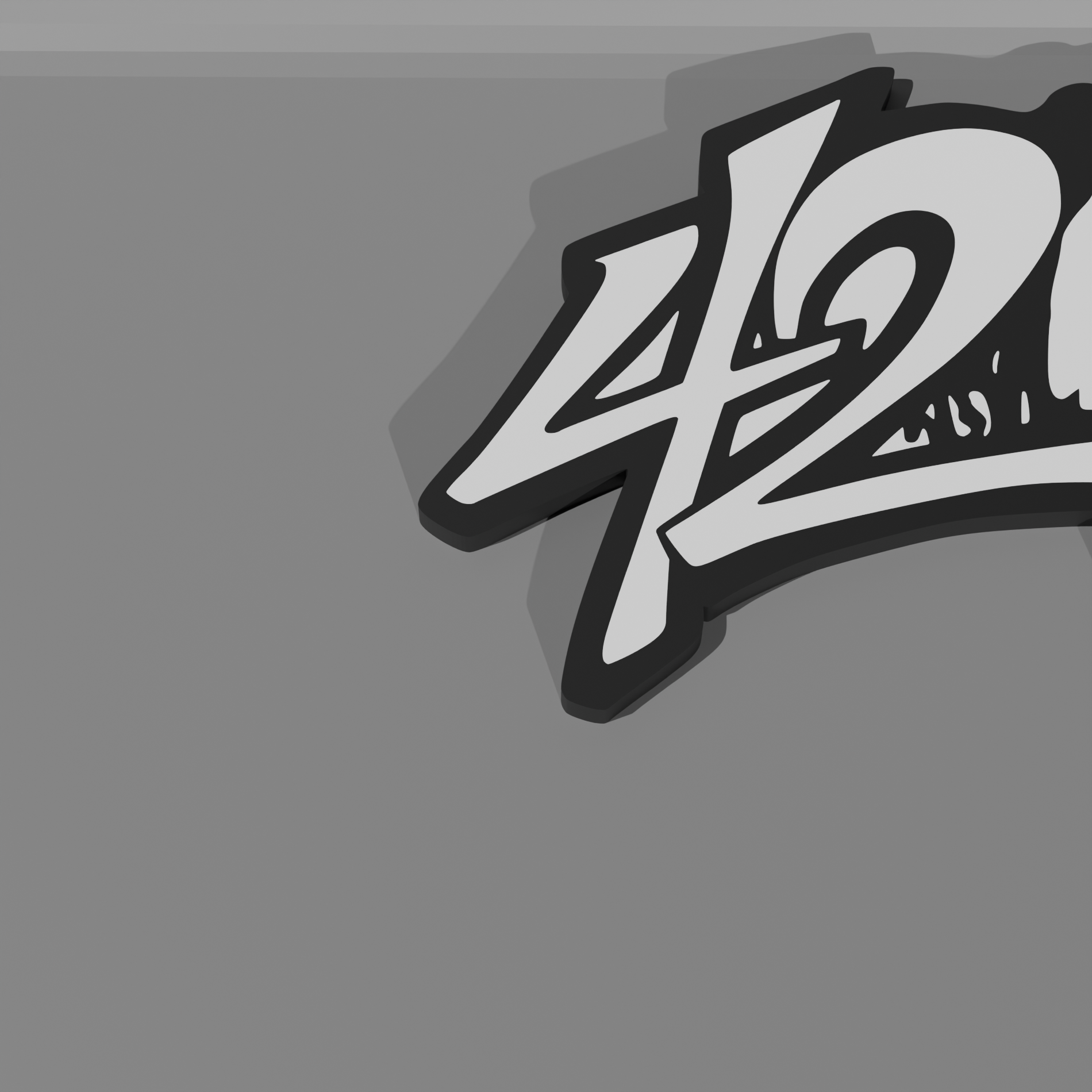 🎨 420 鲍勃-马利- 多色壁画・文件用于3D 三维打印・Cults, image size:1900x1900