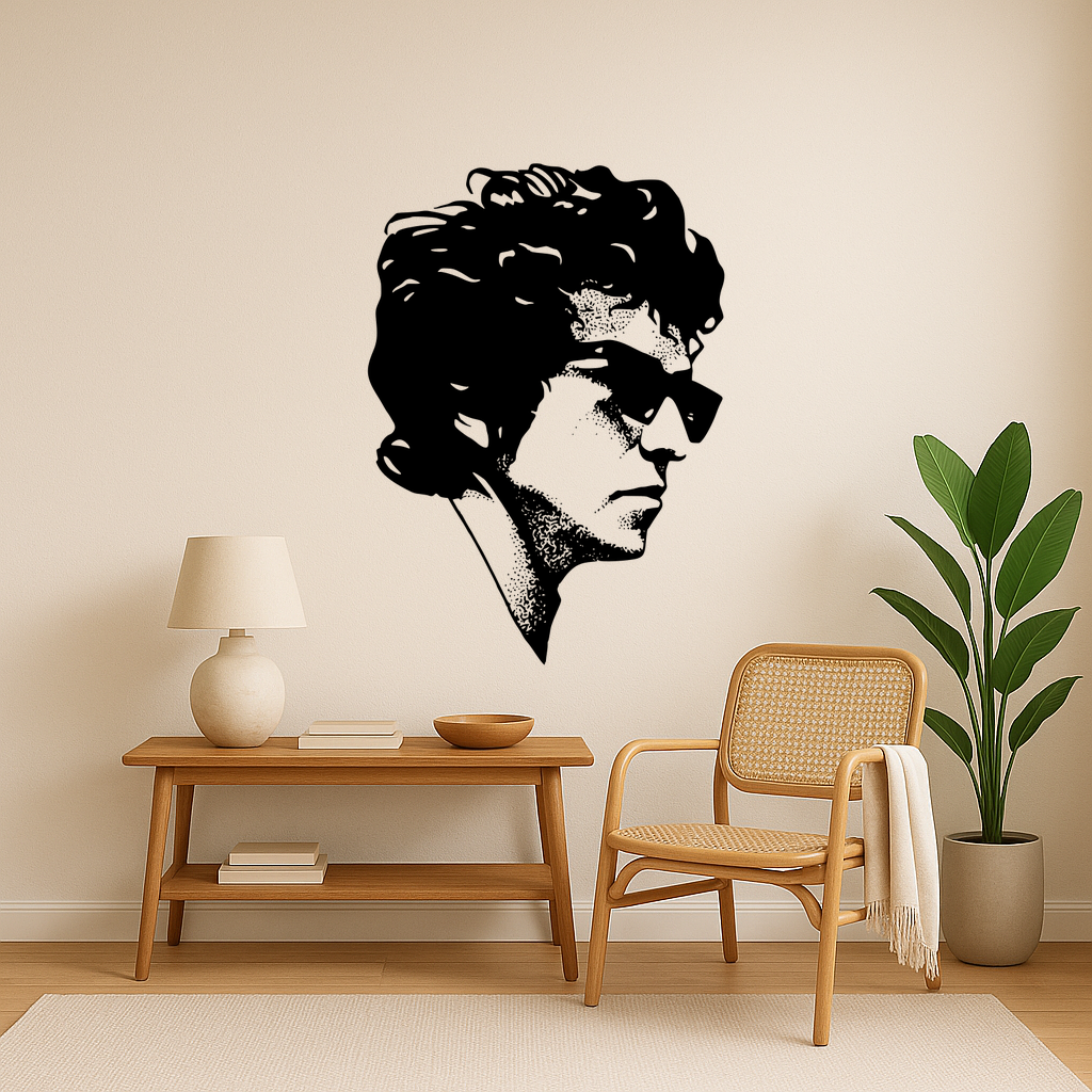 🎵 Bob Dylan Bob Dylan Music Notes Wall Art Framed・ 3D File for 3D ...