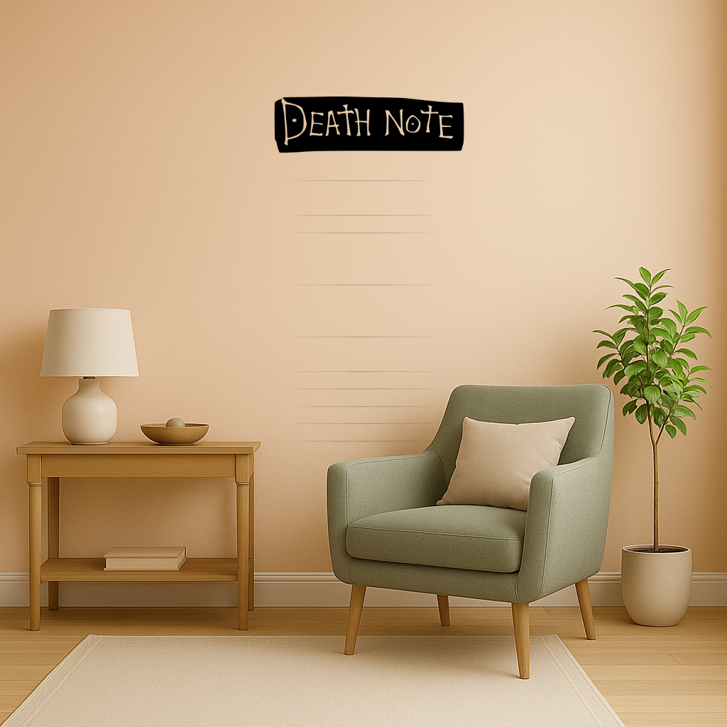 Death Note Paper Texture 📓 Death Note Death Note Notebook・ 3D File for 3D printing・Cults