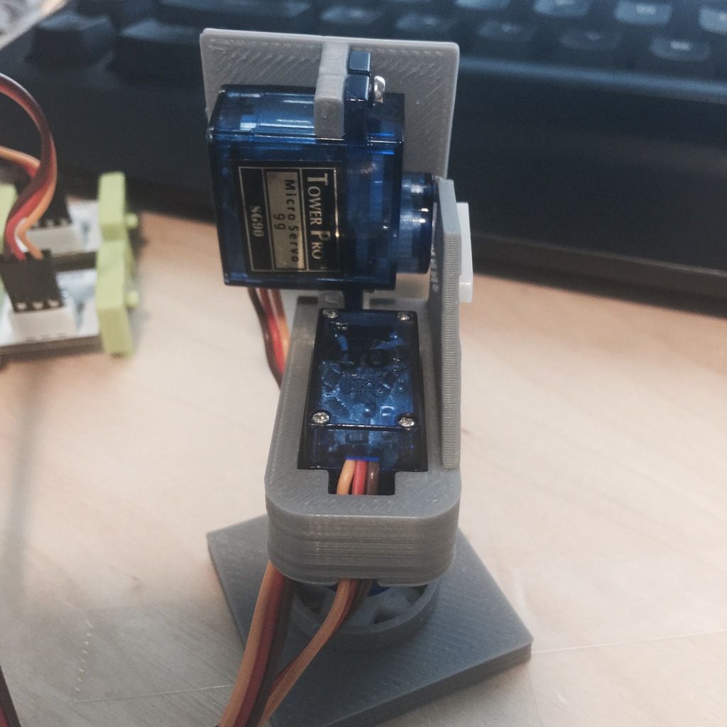 👽 pan tilt for tower pro 9g servo SG90・Free 3D File for ・Cults