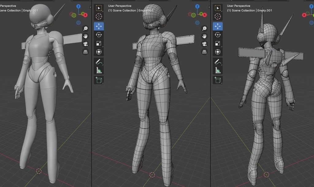 🤖 Nene Hardsuit from Bubblegum Crisis・Free STL File for 3D