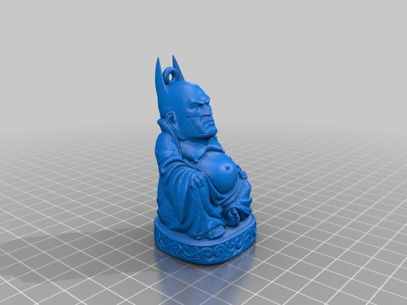 🎄 Batman Buddha Ornament・Free 3D File for ・Cults