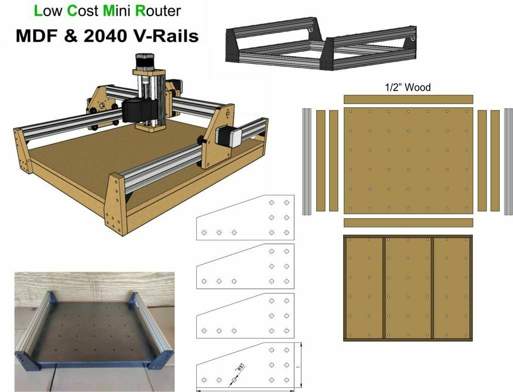 Diy Mini Cnc Router Mill Plans Free STL File For Cults Diy Mini Cnc Router Mill Plans Free STL File For Cults