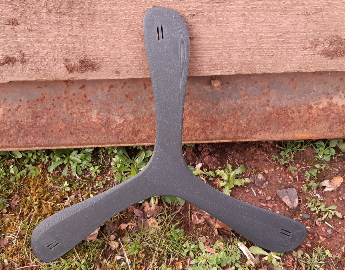 Parametric Triblader Boomerang