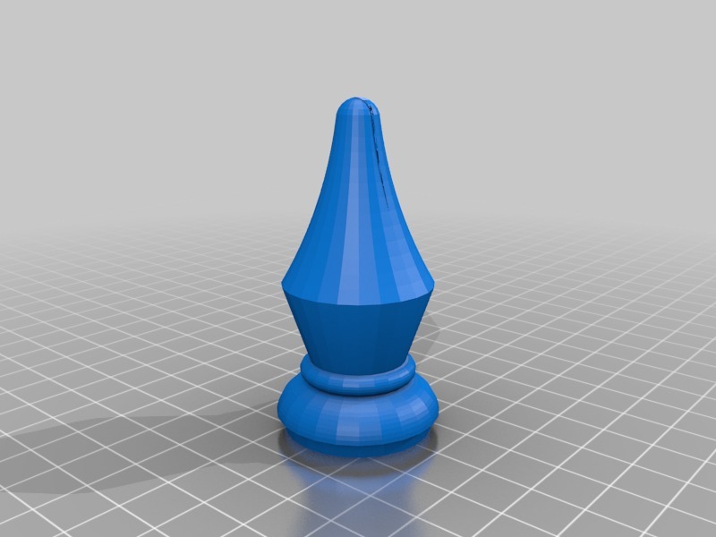 Бесплатный 3D файл Наконечник для флагштока / украшение 🎨 ・Дизайн 3D ...