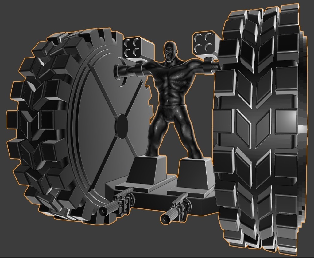 Free 3D file Axel Twisted Metal 2 🎲 ・3D print design to download・Cults