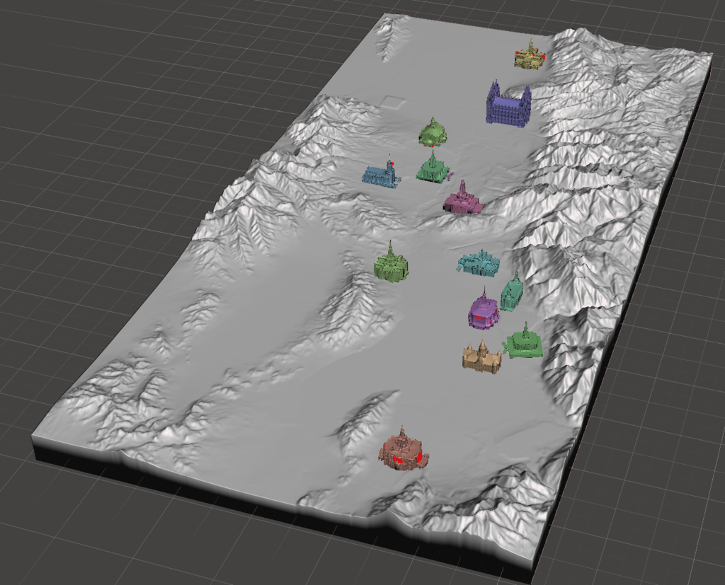 👥 Temples in the valley・Free 3D File for ・Cults