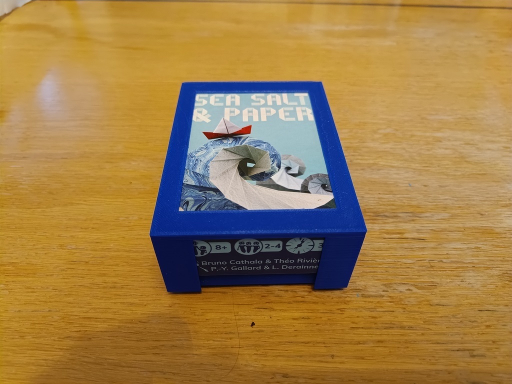 sea salt and paper card sleeves LUXPaper Tyvek Credit | 2 1/4" x 3 1/2" | White | 14lb. Text all players score the points on their cards Sea Salt and Paper game