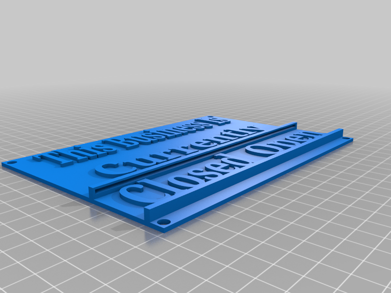 Free 3D file Closed Sign For Surgery Or Business 🩺 ・3D printer design ...