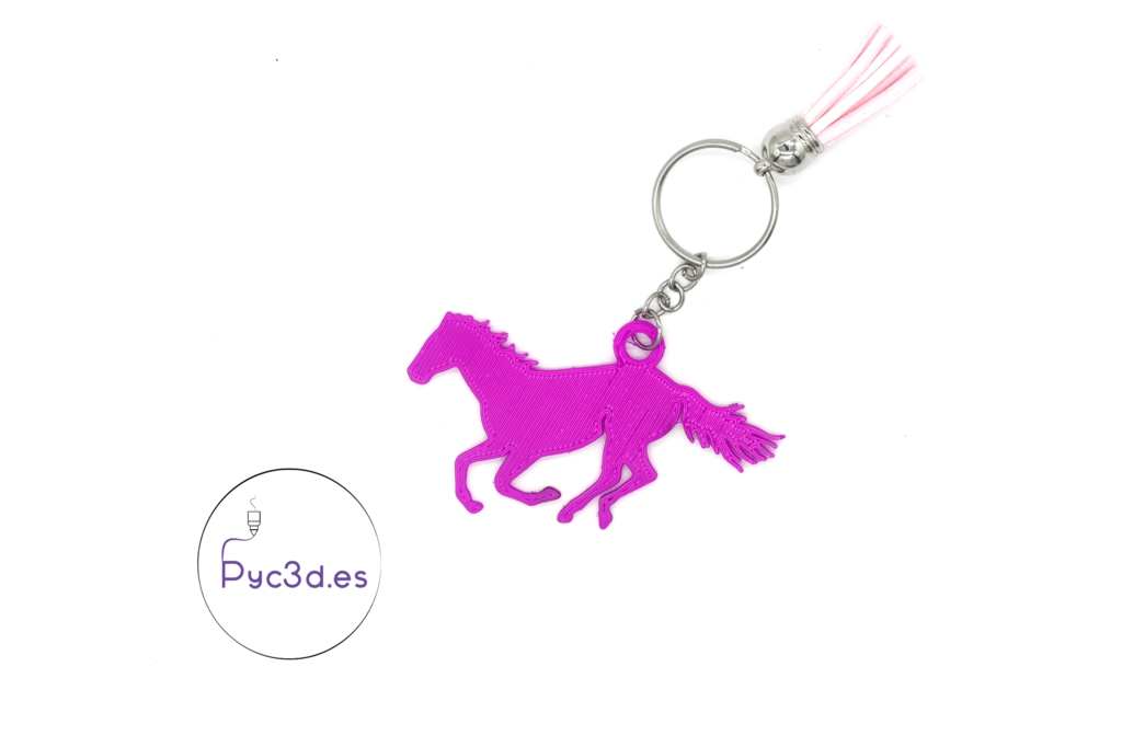 Llavero De Caballo Para Año Nuevo Chino 2026 – Colgante De Aleación Y Goma – Regalo Para Mochila Y Oficina – 6.1 X 5.5 Cm