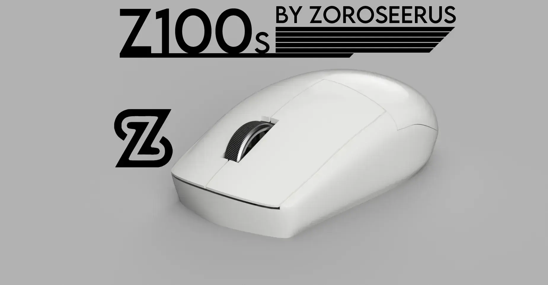 Free 3D file Z100s, 3D Printed Symmetric Wireless Mouse for Logitech ...