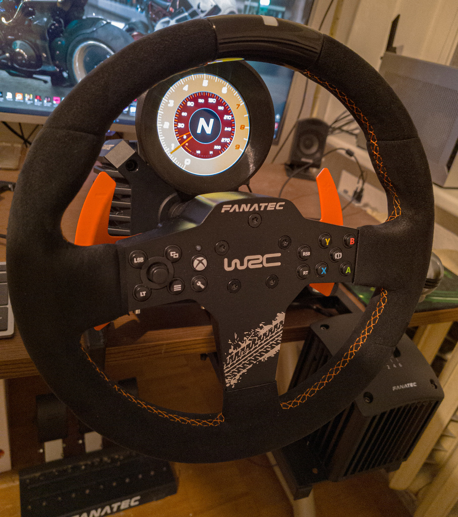 Free 3D file VoCore 3,4 inch round screen simracing dash 💨 ・Object to