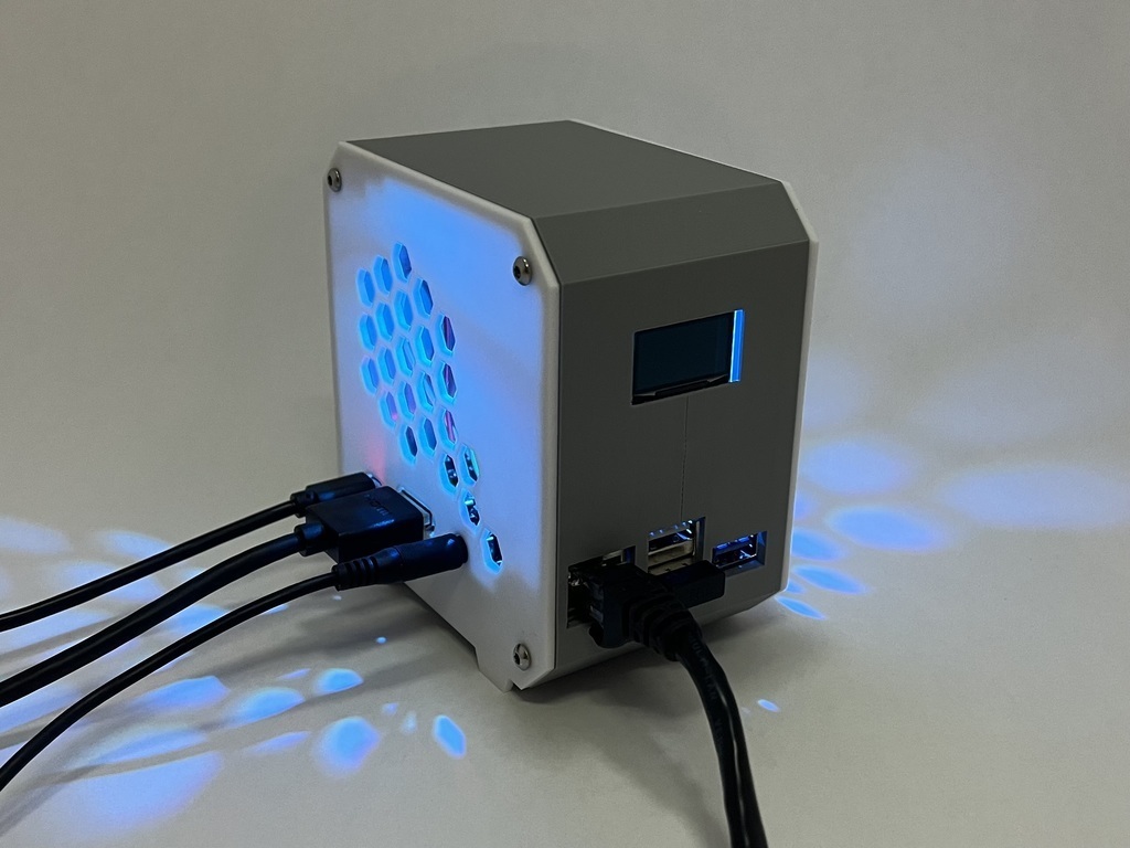 Free 3D file ROC-RK3328-CC (Renegade) Mini PC Case With OLED Stats ...