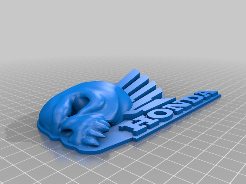 Free 3D file Honda Themed Flying Skull 💀 ・3D printable model to ...