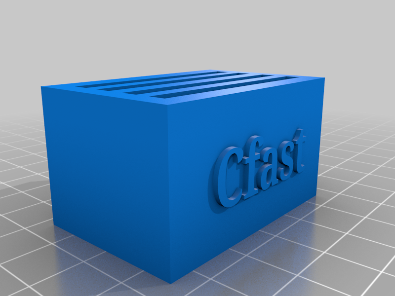 Free 3D file CFast holder 🧞‍♂️ ・Model to download and 3D print・Cults