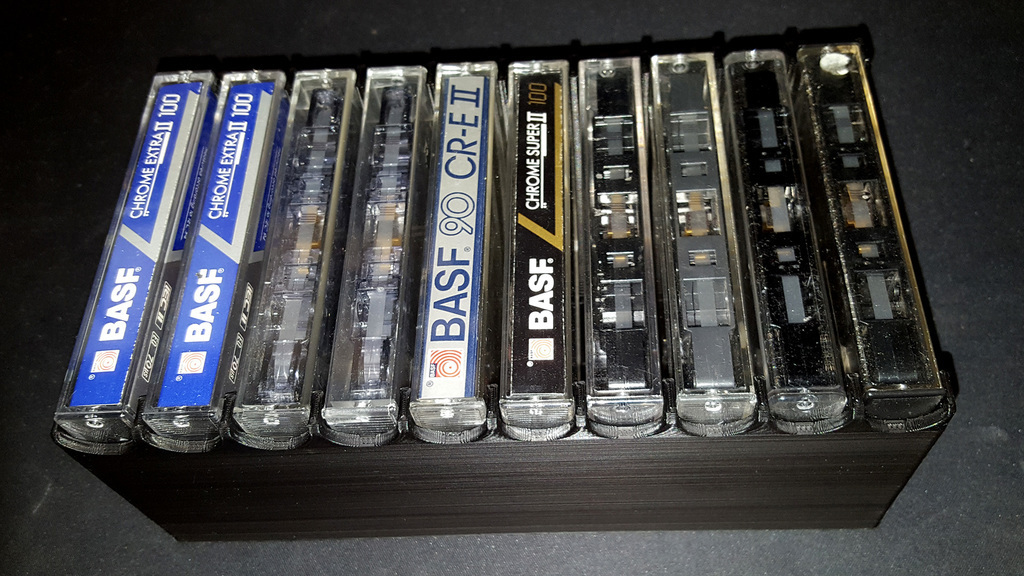 📼 Cassette Tape Racks・Free 3D File for ・Cults