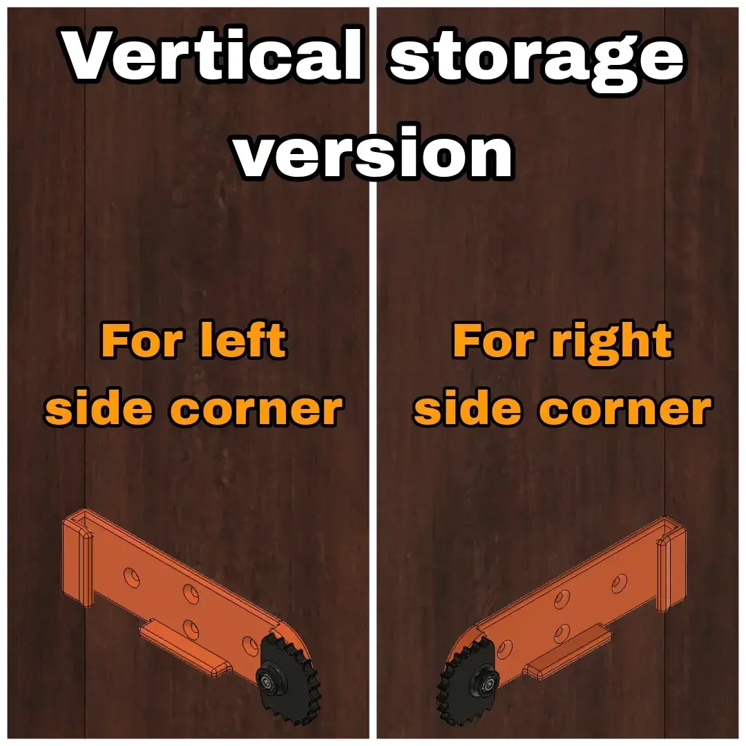 🪚 Guide Rail Wall Mount - 2 Versions (Vertical &amp; Horisontal)・Free STL ...