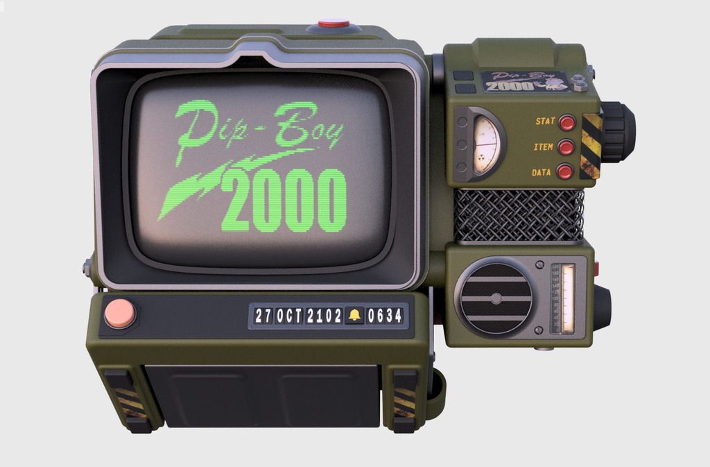 Fallout76 PipBoy 2000MkIVとスタンド型スピーカー Pip-Boy accessories | The Wand Company