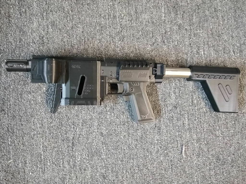 Free 3D file Gryphon FullAuto (Foam Dart Blaster) 🎯 ・3D printer design