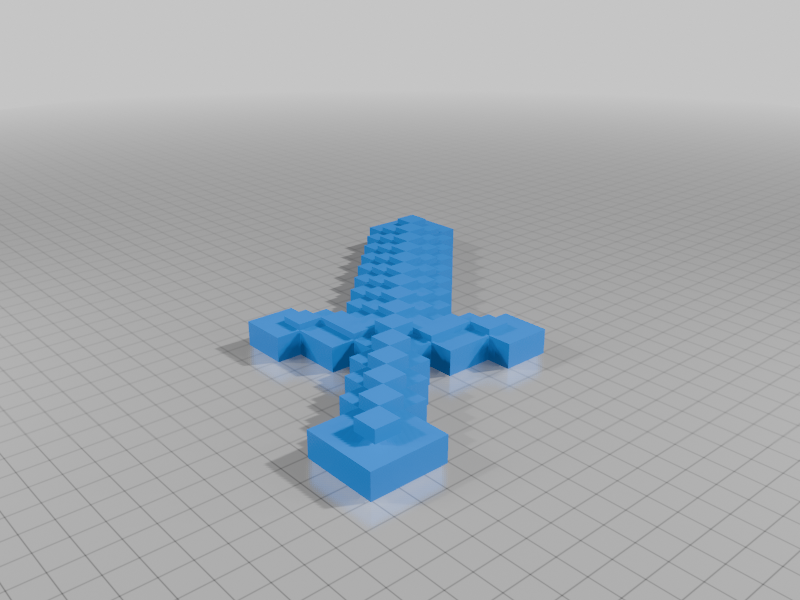 Minecraft Support Bracket 🗡️ Minecraft - Sword Display Bracket・Archivo 3D Gratis para ・Cults