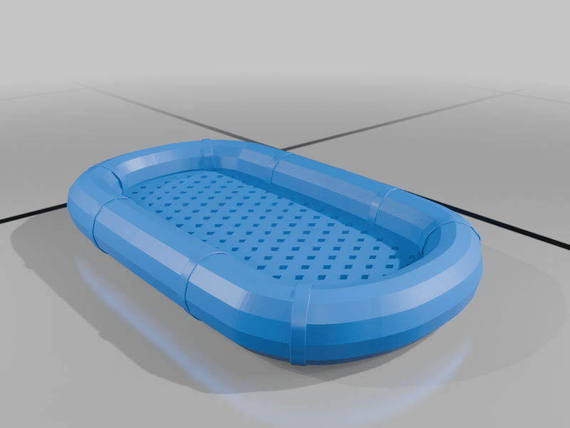🛥️ US Navy Life Raft - WWII (Early)・Free 3D File for ・Cults