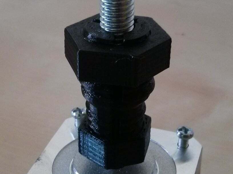 Self-centering tapered-thread Z-axis coupling (5/6/8mm)