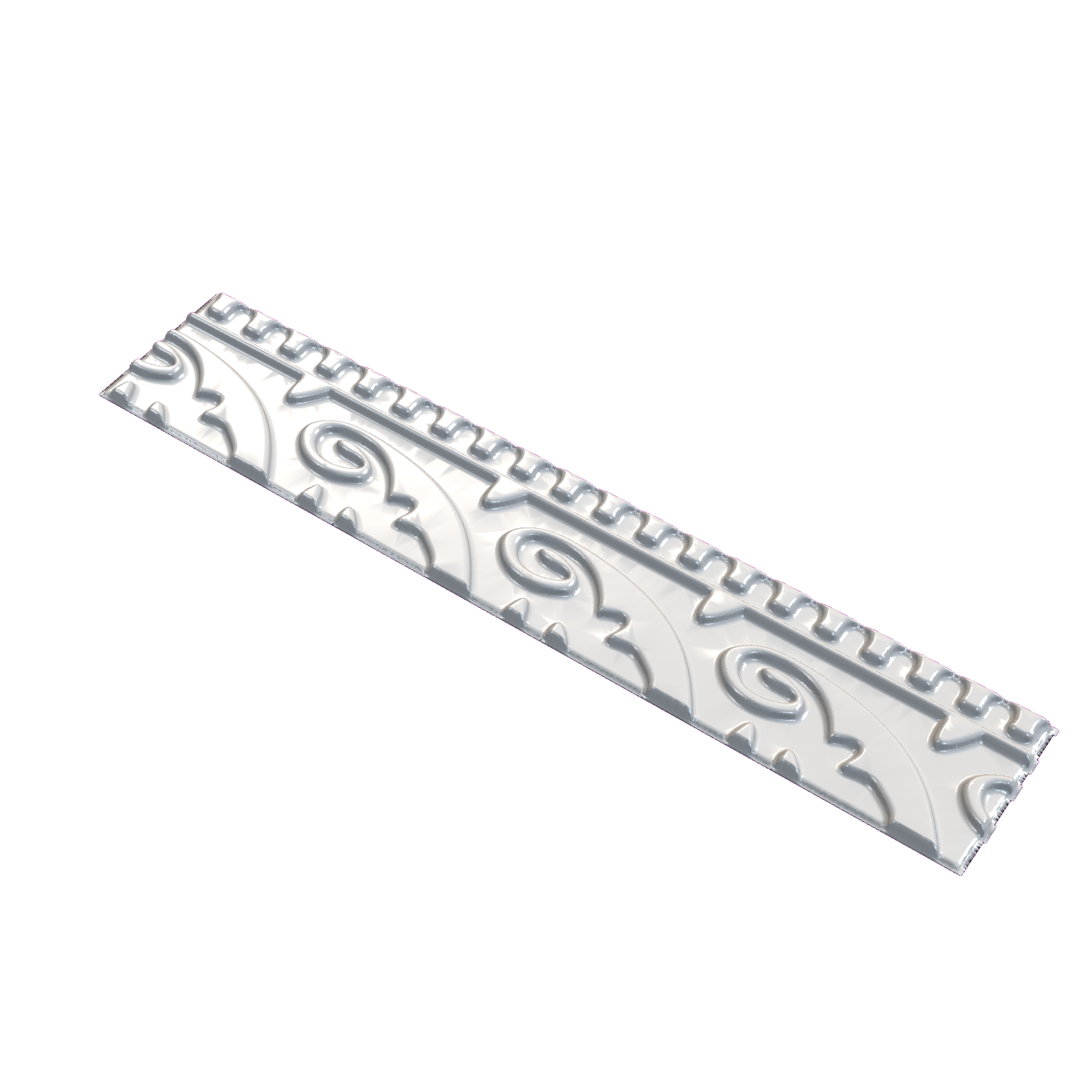 📜 Aztec Scroll Crenellation Battlement Frieze STL 3D CNC No.30・ 3D File ...
