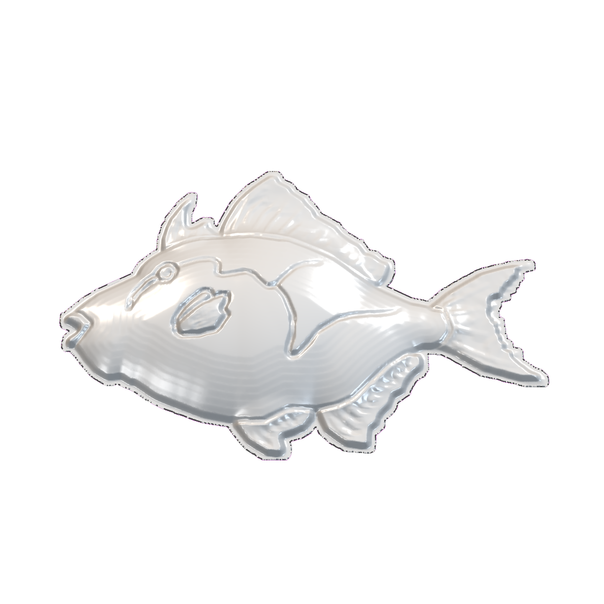 Snapper Stl 🐠 Large Snapper Bass Fish Flat Relief STL 3D CNC Model・ 3D File for 3D ...