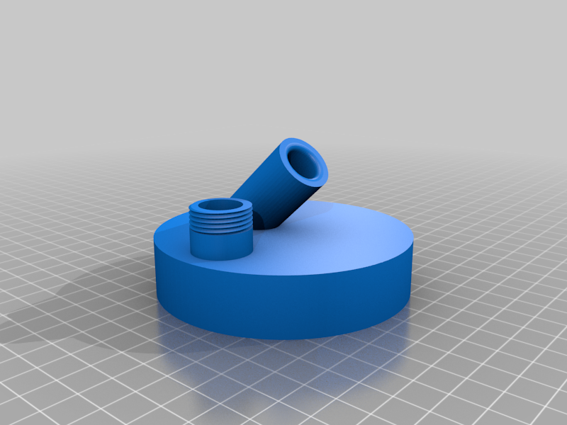 3D file airbrush cleaner reservoir 👾 ・3D printer model to download・Cults