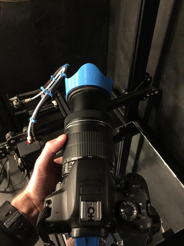 3D print Canon 18-135 STM lens hood・Cults