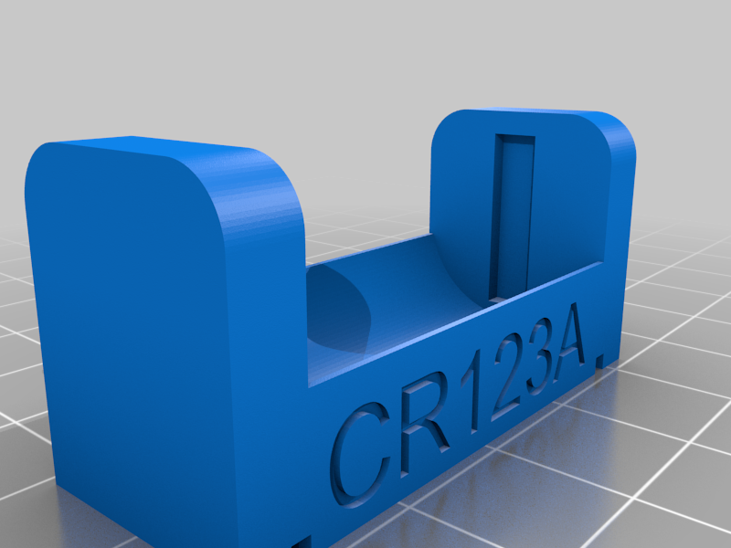 Free 3D file CR123A Battery Holder 🔋 ・3D printable model to download・Cults