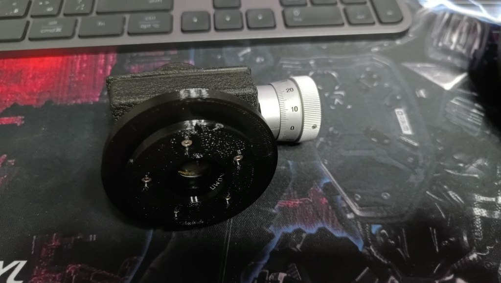 🔬 AM9-2 soviet microscope micrometer to Nikon F adapter・Free 3D File ...